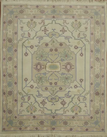 Elegant Traditional Art Deco Chinese Area Rug 8x10