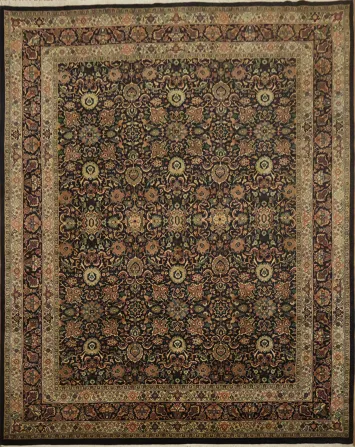 Elegant Persian-Inspired Agra Oriental Area Rug 8x10
