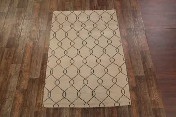 5x8 Moroccan Trellis Oushak Oriental Area Rug