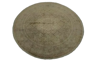 Traditional Round Tabriz Persian Large Rug 12x12