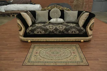 Beige Floral Aubusson Tapestries Chinese Rug 3x5