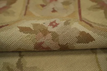 Classic Beige Aubusson Tapestries Chinese Rug 3x5