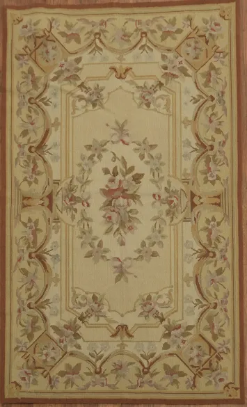 Classic French Style Aubusson Tapestries Chinese Rug 3x5