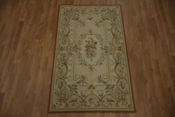 Sophisticated Aesthetic Aubusson Tapestries Chinese Rug 3x5
