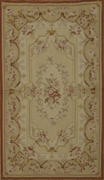Timeless Elegance: Aubusson Tapestries Chinese Rug 3x4
