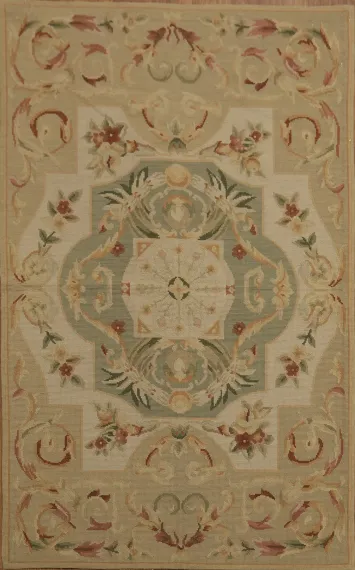 Timeless Sophistication: Victorian-Inspired Patterned Rug 3x4