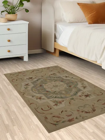 Majestic Victorian: Aubusson Tapestries Chinese Rug 3x4