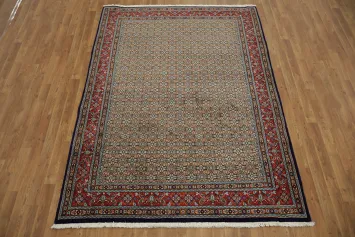 Classic Geometric Patterned Tabriz Persian Area Rug 6x8