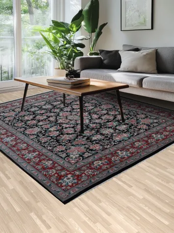 Intricate Floral Design Aubusson Chinese Area Rug 8x10