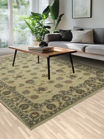 Elegant floral design Tabriz Persian Area Rug 8x11