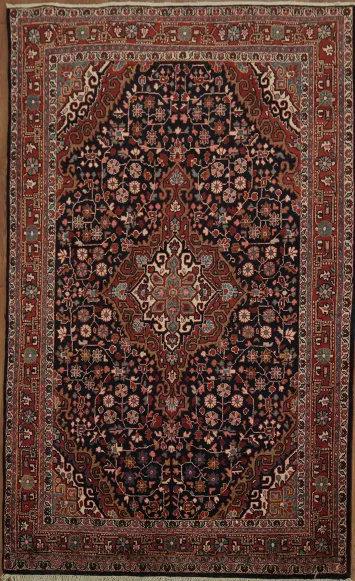 Authentic Persian Tabriz Persian Rug 4x7