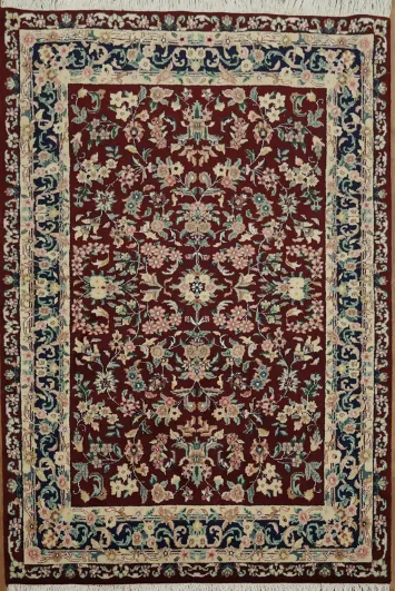 Elegant Traditional Kashan Chinese Rug 4x6