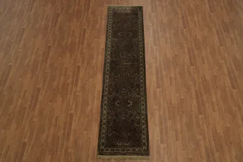 Elegant Floral Kashan Oriental Runner Rug 3x11