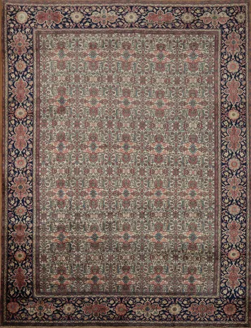 Timeless Elegance: Vegetable Dye Sarouk Persian Area Rug 9x12
