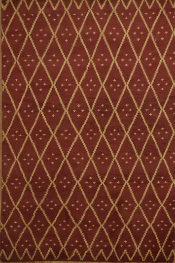 All-Over Trellis Oriental Area Rug 5x8