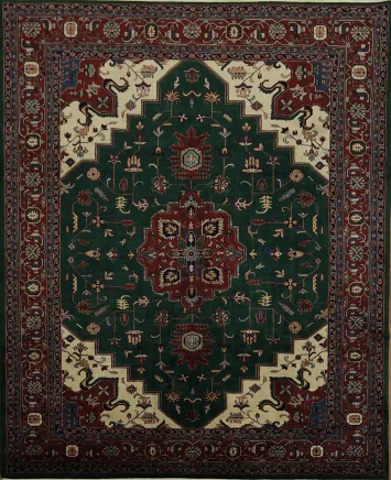 Elegant Vegetable Dye Heriz Serapi Oriental Area Rug 8x10
