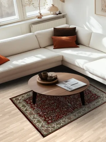 Elegant Oriental Agra Rug 4x6