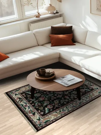 Agra Oriental Rug 4x6