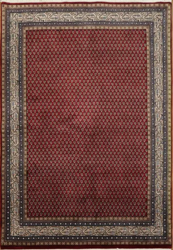 Elegant Red Vegetable Dye Botemir Oriental Rug 4x6