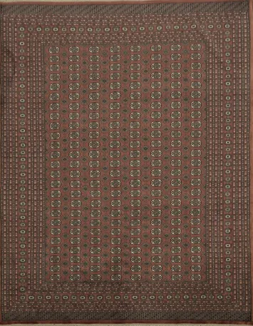 Classic Brown Bokhara Oriental Area Rug 9x12