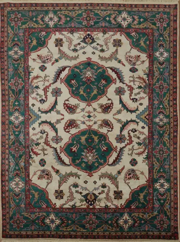 Elegant Floral Agra Oriental Area Rug 9x12