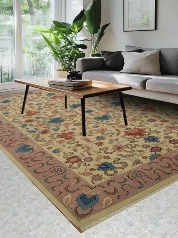 Oriental Charm: Tabriz Oriental Area Rug 9x12