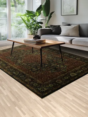 Stunning Oriental 6x9 Tabriz Herati Oriental Rug