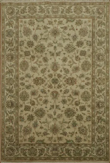 Traditional Elegance: Agra Oriental Small Rug 6x9
