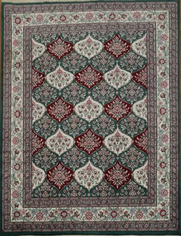 Exquisite Multi-Color Tabriz Oriental Area Rug 9x12