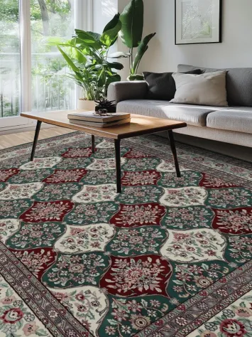 Exquisite Multi-Color Tabriz Oriental Area Rug 9x12