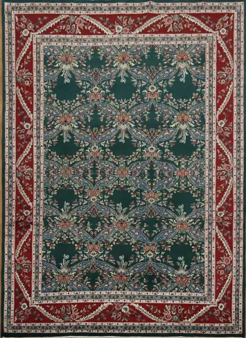 Elegant Floral Art and Craft Oriental Area Rug 9x12