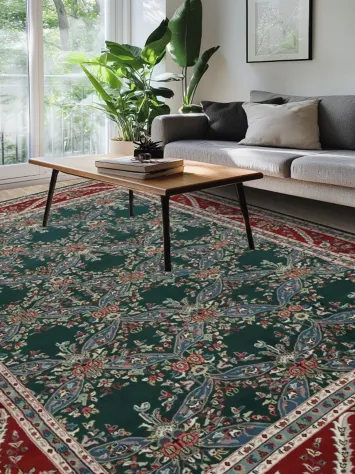 Elegant Floral Art and Craft Oriental Area Rug 9x12