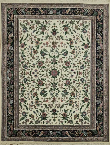 Luxurious Handmade Kashan Oriental Area Rug 9x12