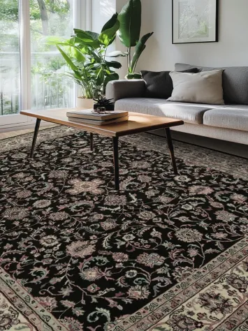 Kashan Oriental Area Rug 9x12