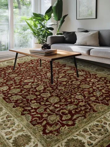 Elegant Agra Oriental Area Rug 9x12