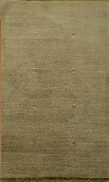 Stylish and Understated Beige Neutral Tone Nepalese Oriental Rug 3x5