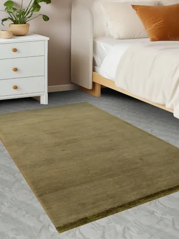 Stylish and Understated Beige Neutral Tone Nepalese Oriental Rug 3x5