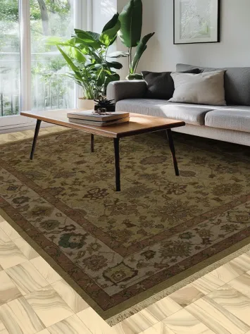 Classic Ornate Pattern Sumak Oriental Area Rug 8x10