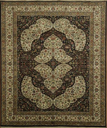 Elegant Vegetable Dye Tabriz Persian Area Rug 8x10