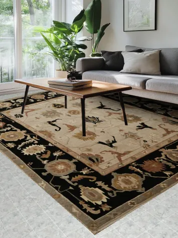 Traditional Beauty: Tufenkian Oriental Area Rug 8x10