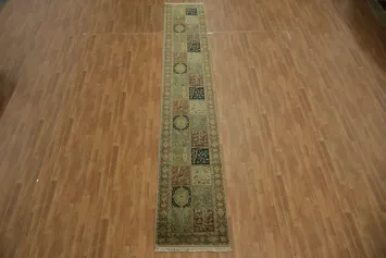 Exquisite Long Runner Tabriz Runner Rug 3x16