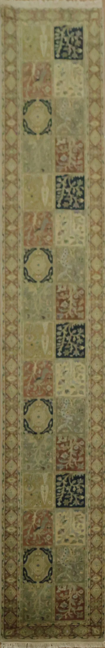 Exquisite Long Runner Tabriz Runner Rug 3x16