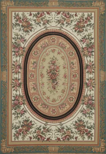 Aubusson Tapestry Chinese Large Rug 10x14