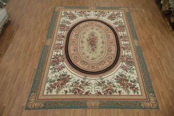 Aubusson Tapestry Chinese Large Rug 10x14