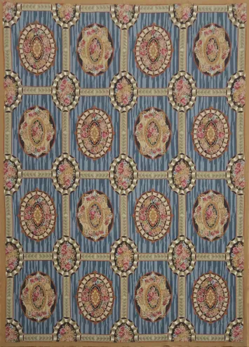 Eye-catching Intricate Detailed Aubusson Tapestry Chinese Large Rug 10x14