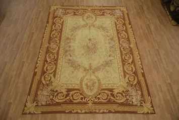 Chinese Aubusson Tapestry Area Rug 9x12
