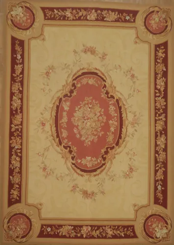 Sophisticated Chinese Large Area Rug in Warm Earthy Shades 10x14