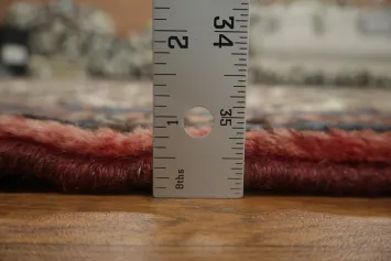 Elegant Persian Medallion Hamedan Rug with Warm Earthy Tones 3x7