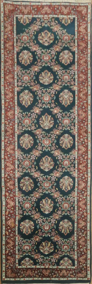 Classic Floor Runner Floral Tabriz Oriental Runner Rug 3x8