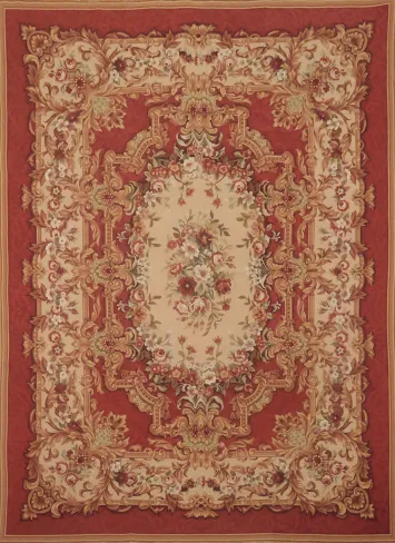 Aubusson Tapestry Chinese Area Rug 9x12